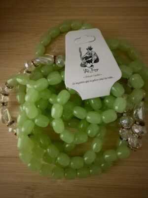 Bin-Bin grosses perles vertes