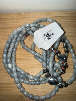 Bin-Bin grosses perles grises